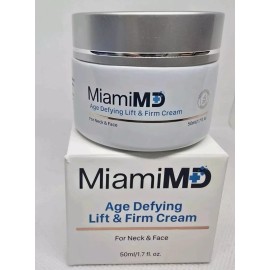 MD Miami MD Age Defying Lift & Firm Cream For Neck & Face BHA Free - 50 ml