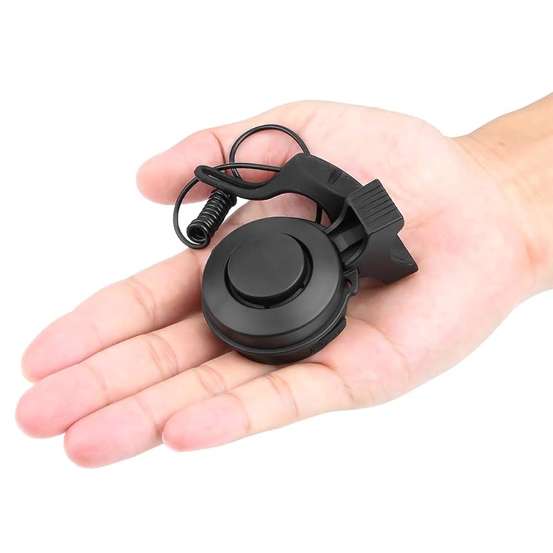 Sarini Electric Bicycle Horn, Electric Bell, Adjustable 4 Syllable Metal