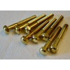 Pinball Machine Leg Bolts - Brass – ACORN HEAD --Set of 8-- 3/8-16  X  2-5/8"