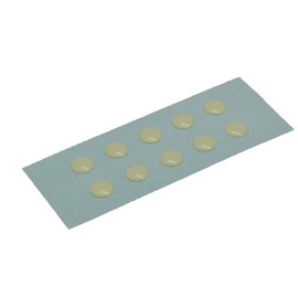 Myst (Maisto) Luminous Tape Round Yellow φ 7 mm, 10 Pieces (5091) Enough For Night Safety