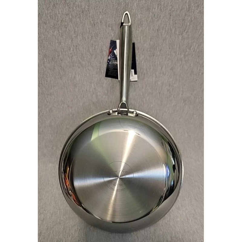 LexiHome Tri-ply Stainless Steel Diamond Non Stick 10” Saute Pan
