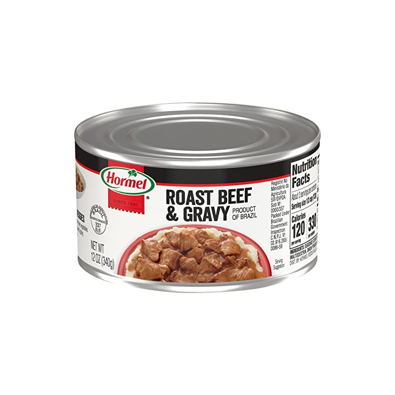 Hormel Roast Beef & Gravy, 12-Ounce Cans (Pack of 12)