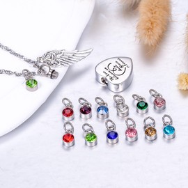 Heart Urn Necklace for Ashes Love between Aunt and Niece Cremation Urn Necklace Memorial Jewellery Keepsake Pendant for Loss Ash Holder Sympathy Gift