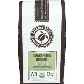 Charleston Coffee Roasters, Coffee Charleston Blend Whole Bean Organic, 12 Ounce