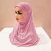 Girls Instant Hijab Muslim Arab Scarf Shawls Neck Wrap Kids