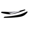 Black Headlight Eye Lid Cover Styling Trim Eyebrows Decoration Replacement