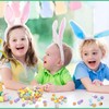 100pcs Easter Mini Eggs Decorations for Kids Easter Day,Artificial Bird