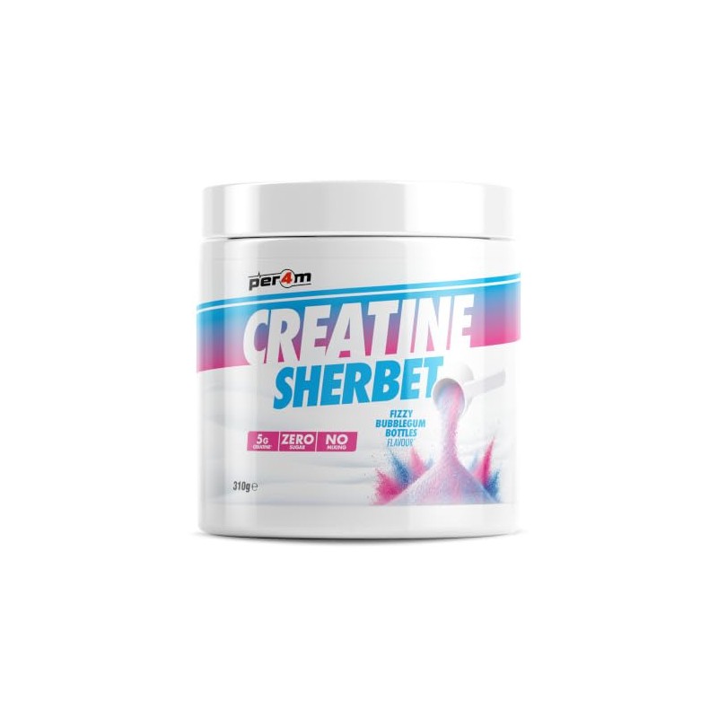 Per4m Creatine Sherbet No Water Required Dry Scoop 5g of