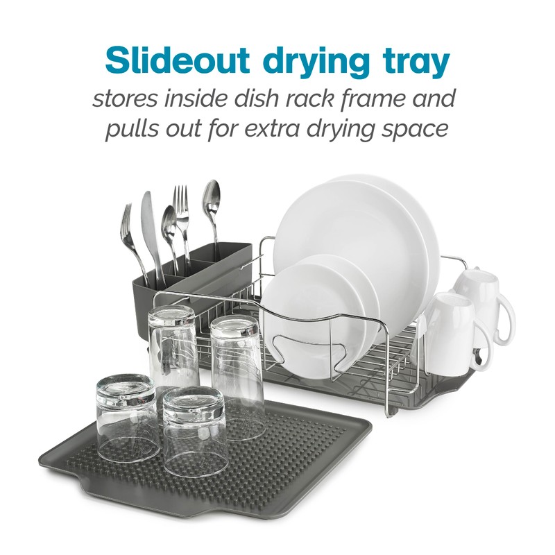 Polder KTH-615 Dish Rack, 4 PC Combo– Advantage System Includes
