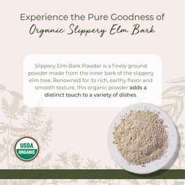 Starwest Botanicals Organic Slippery Elm Bark Powder - Traditional Herb for Tea & Recipes, Enjoy with Milk & Sweetener, Certified Kosher, Non-GMO - Bulk 1 lb Bag