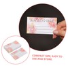 jojofuny 100 Sheets Blank Raffle Tickets Multi Use Entry Form
