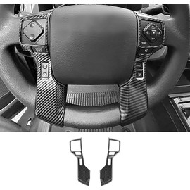 Voodonala for 4runner Steering Wheel Cover Decoration Trim fit Toyota Tacoma 2014-2021 Tundra Sequoia 2018-2021 Toyota 4runner SUV 2010-2021 (6 Holes)