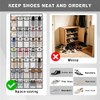 35 Pockets Over the Door Shoe Organizer, Breathable Mesh Hanging