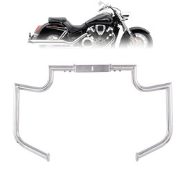Kinglemc Crash Bar Engine Guard Highway Bar for Honda VTX1800 VT1800C VTX1800F 2002-2008 (Chrome)