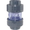 Generisch Plimat PVC Check Valve Transparent 50 mm