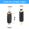 GELRHONR S-Video 4 Pin Mini DIN to RCA Adapter Gold