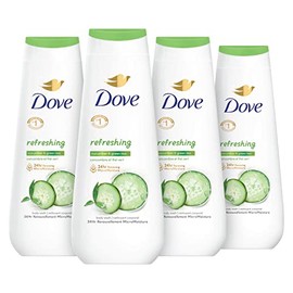 Dove Body Wash Refreshing Cucumber and Green Tea 4 Count Refreshes Skin Cleanser That Effectively Washes Away Bacteria While Nourishing Your Skin 20  