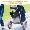 Golf Push Cart Storage Bag, Lightweight Polyester Golf Cart Accessories,