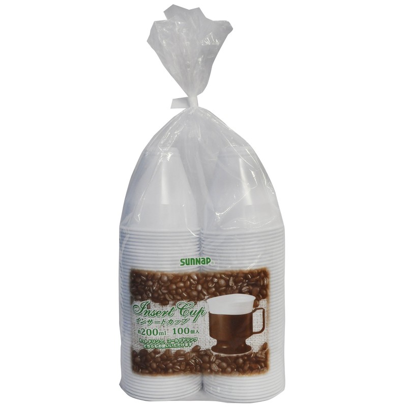 Sunup Insert Cups, Approx. 7.8 fl oz (200 ml), 100