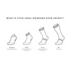 Moggans Merino Wool Crew Socks, 4-inch Above Ankle (UK, Alpha,