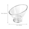 DOITOOL Plastic Angled Bowls Clear Serving Bowls Japanese Salad Dish
