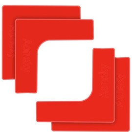 Aoneky Portable Pickleball Court Line Markers Kit - Outdoor Driveway Pickleball Court Boundary Throw Down Markers - Lines Marking Set