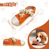 WishLotus Dog Squeaky Toys, Shoes-Shaped Dog Chew Toys Tear-Resistant Dog