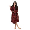 Leveret Womens Robe Soft Micro Fleece Plush Shawl Collar Bathrobe
