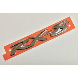 Mazda Car Emblem with Masking Tape, RX-8 (Genuine MAZDA Mazda RX-8, Compatible with All Other Models)