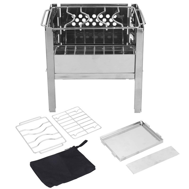 BBQ Cooker, Barbecue Stove, Rust‑Proof for Camping BBQ