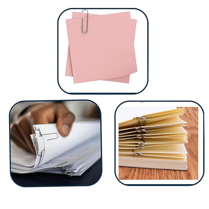 Mirhua 100 Pcs Paper Clips Office School Daily File Document