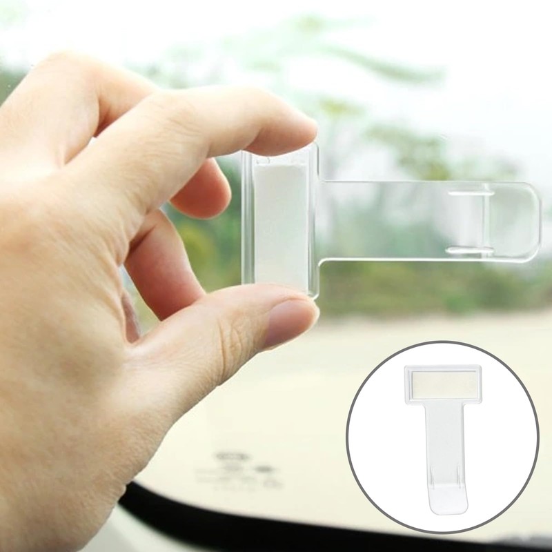 OBYJCA 8 Pcs Parking Permit Ticket Holder for Car Windscreen,