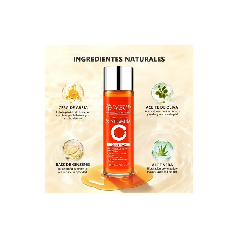 Facial Weud Antiedad Y Firmeza: Sérum Propóleo+tónico Vit C