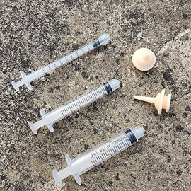 Pet Feeding Syringe 5-Piece Set 2ea
