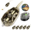 Realure Feeder Accessories, 5 in 1 Method Feeder, Carp Fishing