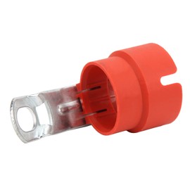 KIMISS Anhänger-Anschlusshalter丨 Trailer Plug Holder丨Trailer Plug Holder Universelles, Wetterfestes, Starres Zubehör für 7-13-polige Rote Rampen und Anhänger(Rot)