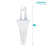 Last Drop Universal Bottle Emptying Kit Transfer Connector for Soap,