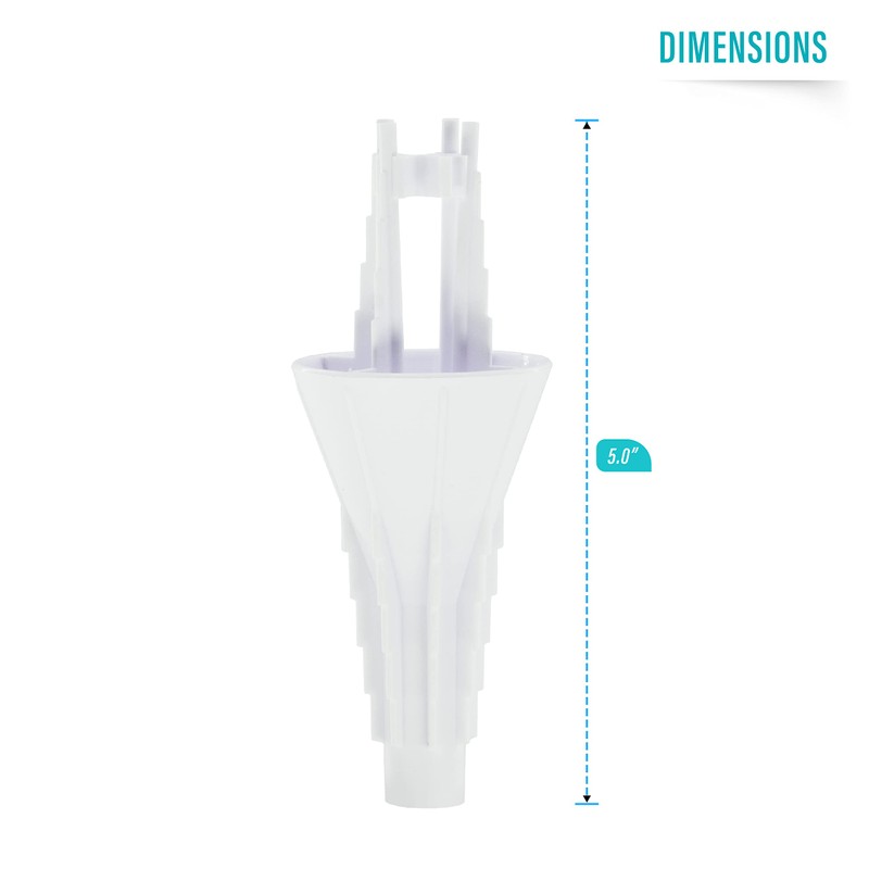 Last Drop Universal Bottle Emptying Kit Transfer Connector for Soap,