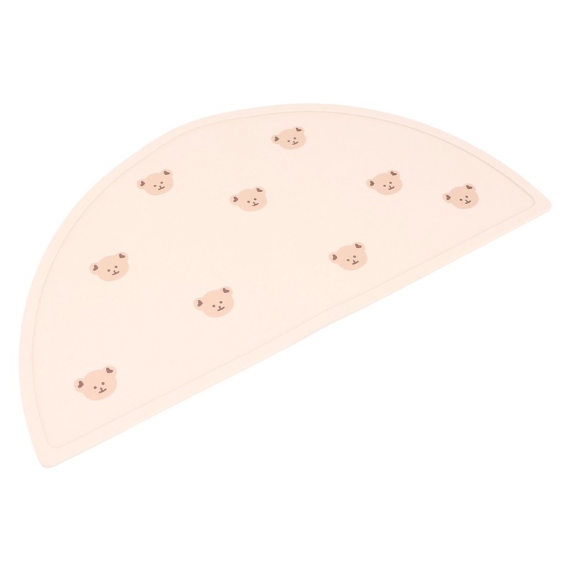 Baby Placemat Infant Children Travel Portable Silicone Flexible Cute Cartoon