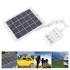 3W 5V Solar Panel Charger, Portable Solar Battery Charger High-Efficiency