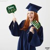 Green and Gold Grad Props with Tassel