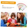 Ciieeo Multifunctional Punch Cards 100 Sheets Paper Punch Cards for