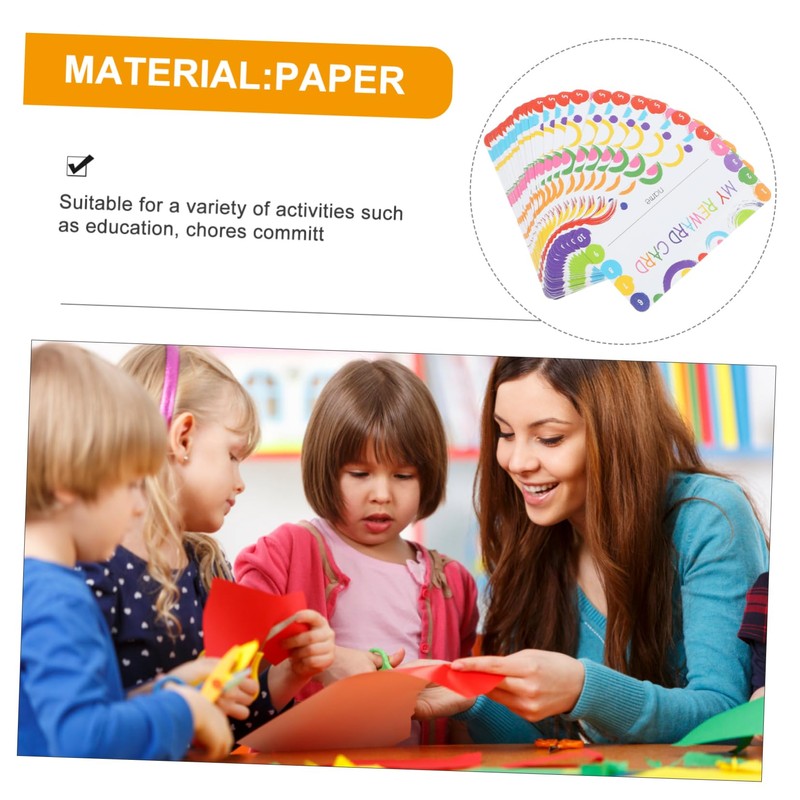 Ciieeo Multifunctional Punch Cards 100 Sheets Paper Punch Cards for
