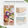 BuilderButler 1500 Pieces 2-in-1 Tilting & Rotating Puzzle Board, Portable