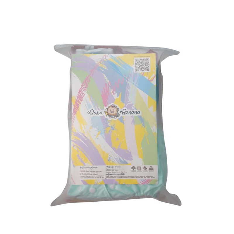 Paquete de 6 pañales reutilizables + 1 traje de baño