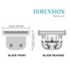 T-Blade Detachable Replacement blades Compatible with Wahl Trimmers 9864/9864SS/9686/9818A/9854L/9876L/9854 /WSS3L/SS2L