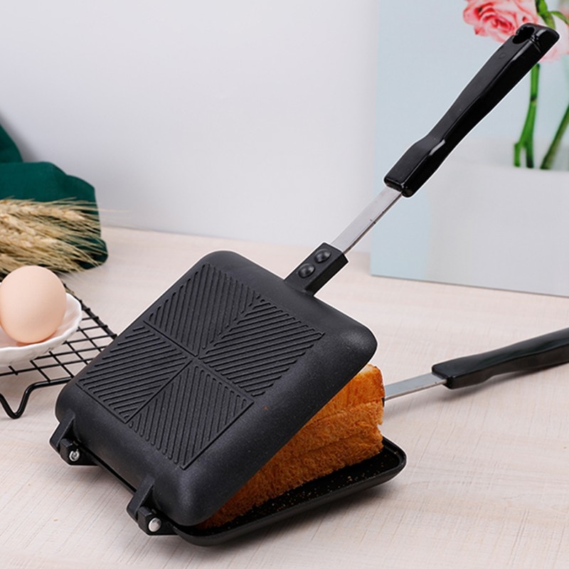 Aluminum Double Sided Frying Pan Dual Sided Sandwich Maker Pan