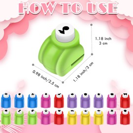Paper Punches, Punch Craft Set Punches, Hole Punch Shapes Scrapbooking Supplies for Kindergarten Teacher Office Supplies and DIY Arts (Classic Mini 20pcs)