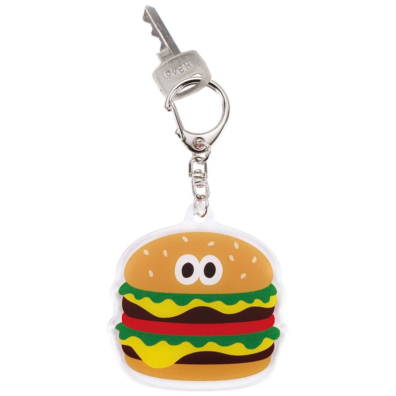 Skater ZACK1-A Burger Conx W Burger Acrylic Key Chain