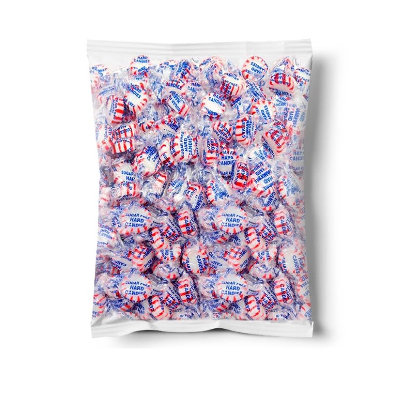 Sugar Free Peppermint Starlight Mints | 1 Pound Bag |